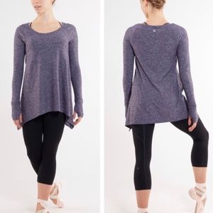 Lululemon Swing Rehearsal Long Sleeve Purple Rulu